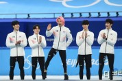 [베이징 2022 올림픽] 시상대에서 BTS '다이너마이트' 춤을 춘 곽윤기