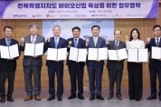전북특별자치도, 바이오산업 육성 위한 업무협약 지속 체결
