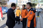 경기도의회 안계일 안전행정위원장, 분당소방서 찾아 소방대원 위문·격려
