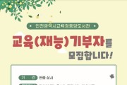 인천광역시교육청중앙도서관, 2023년 교육(재능) 기부자 모집