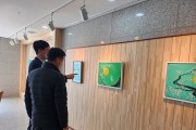 경북교육청, 봄을 기다리는 회화작품 전시회 개최