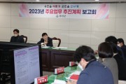 옹진군, 2023년 주요업무 및 신년인사회 건의사항 처리계획 보고회 개최