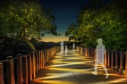 양평군, 남한강 산책로 구간에 야간경관 조명사업 추진