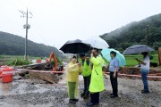 심상금 연천군의회 의장 폭우 피해현장 시찰