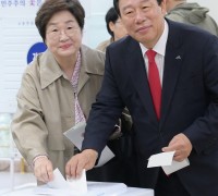 최민호 세종시장, 제22대 국회의원 선거 사전투표
