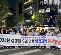 대구 동구, 성매매 우려 업종 밀집지역 민·관 합동점검